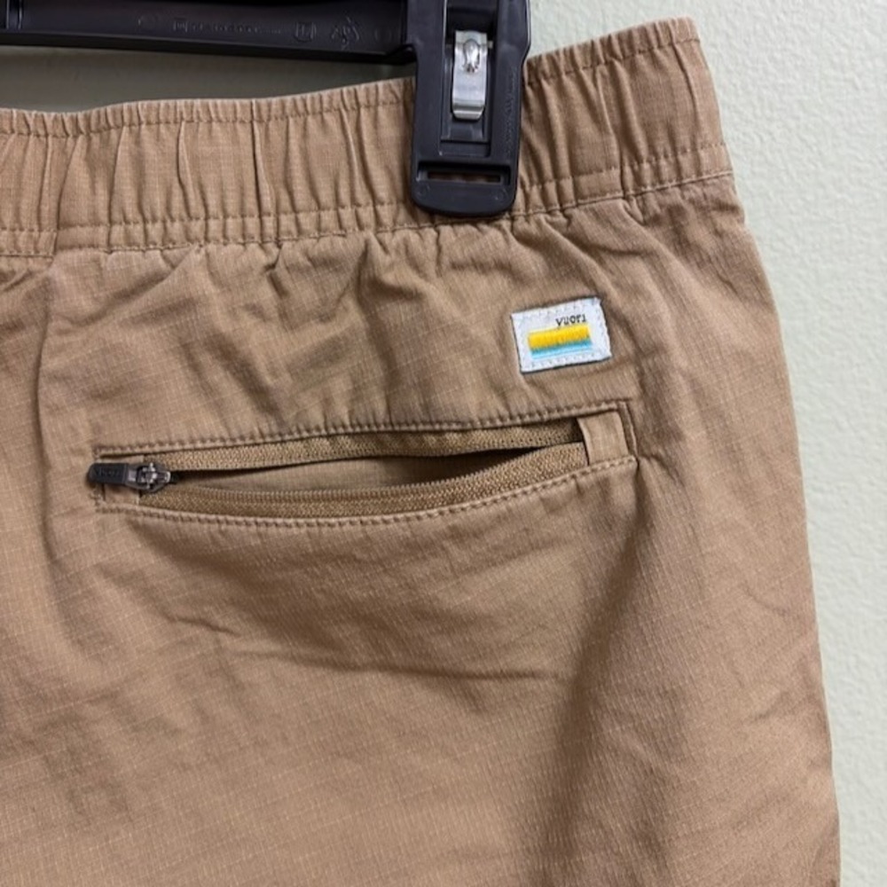 Vuori Mens Ripstop Pants Size *L‎ Tan Climber Hiking Active Outdoors Utility - Picture 3 of 10